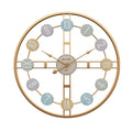 502051 (Roman + Numbers) Gold Frame + Gold Hands 20 inches