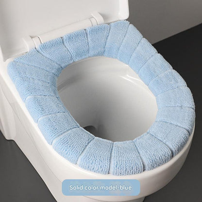 Comfortable toilet mat in green