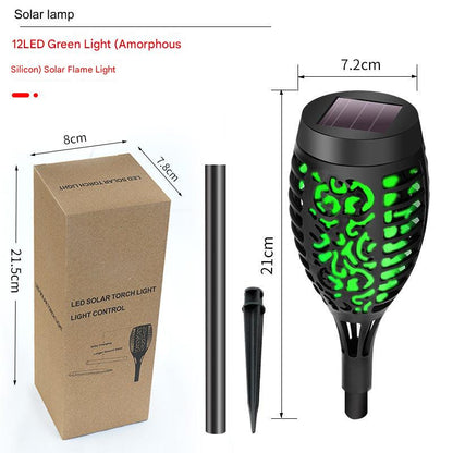Beautifully designed solar torch for outdoor use