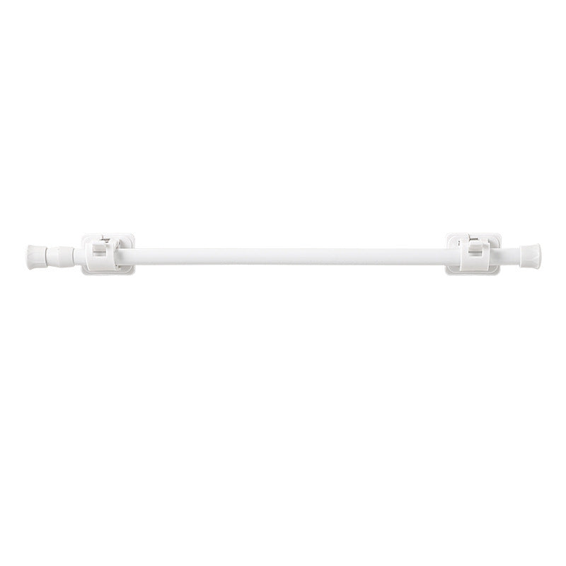 Stylish curtain rod in living room