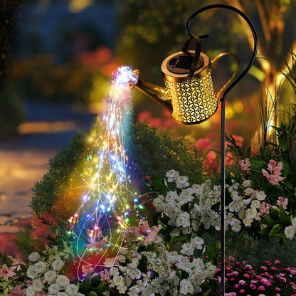 Outdoor decorative lantern at night