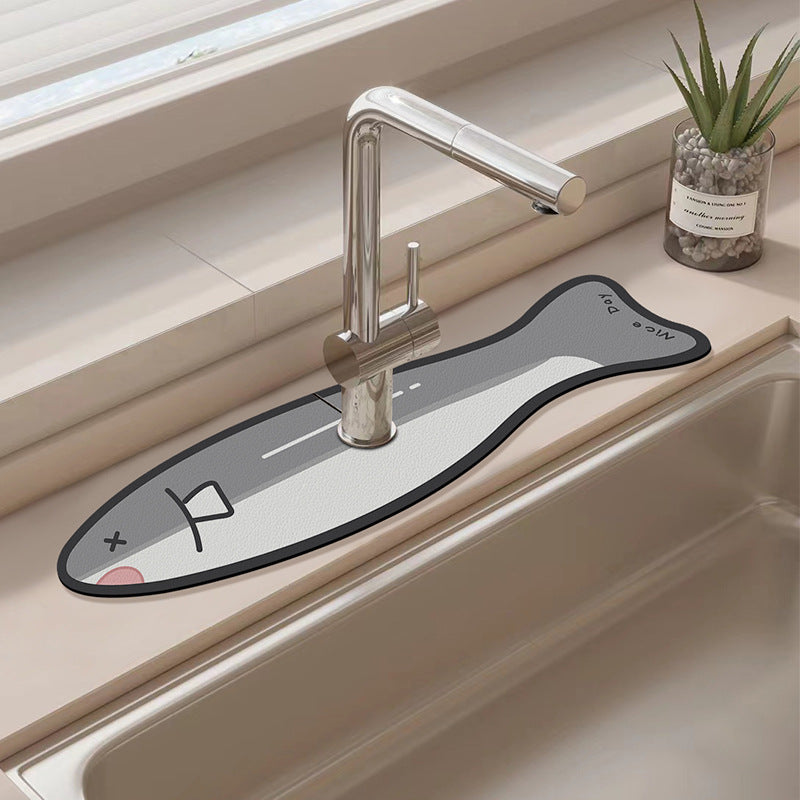 Silica Gel Water Tap Drain Mat Image 6